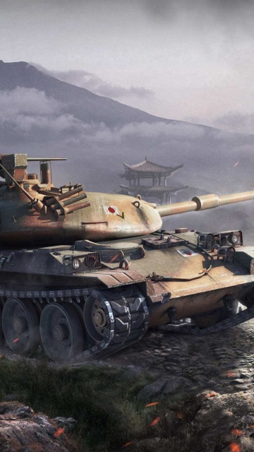 Fondo de pantalla World Of Tanks Battle 360x640