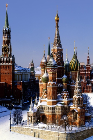Fondo de pantalla Red Square Russia 320x480
