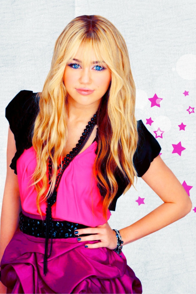 Fondo de pantalla Miley Cyrus Blonde 640x960
