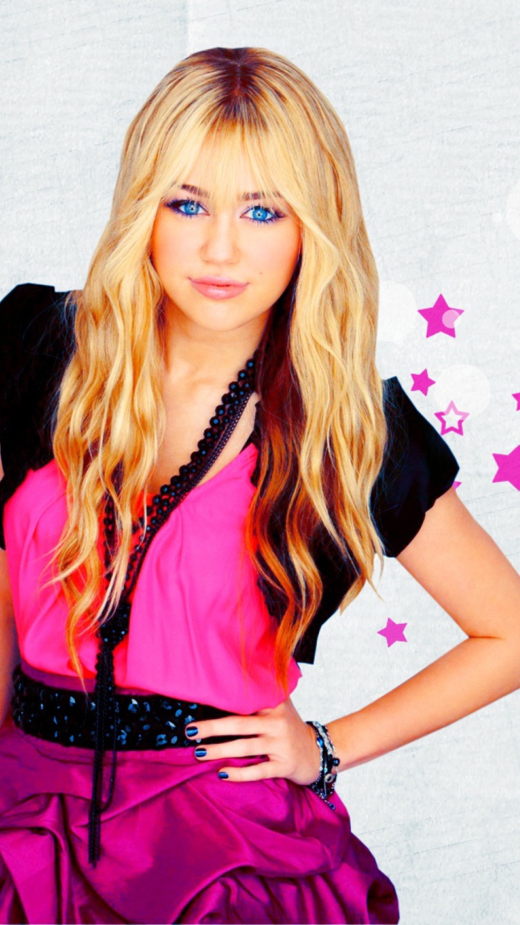 Das Miley Cyrus Blonde Wallpaper 750x1334