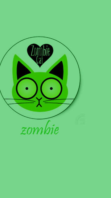 Sfondi Zombie Cat 360x640