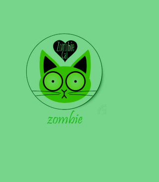Zombie Cat - Obrázkek zdarma pro Nokia X1-00