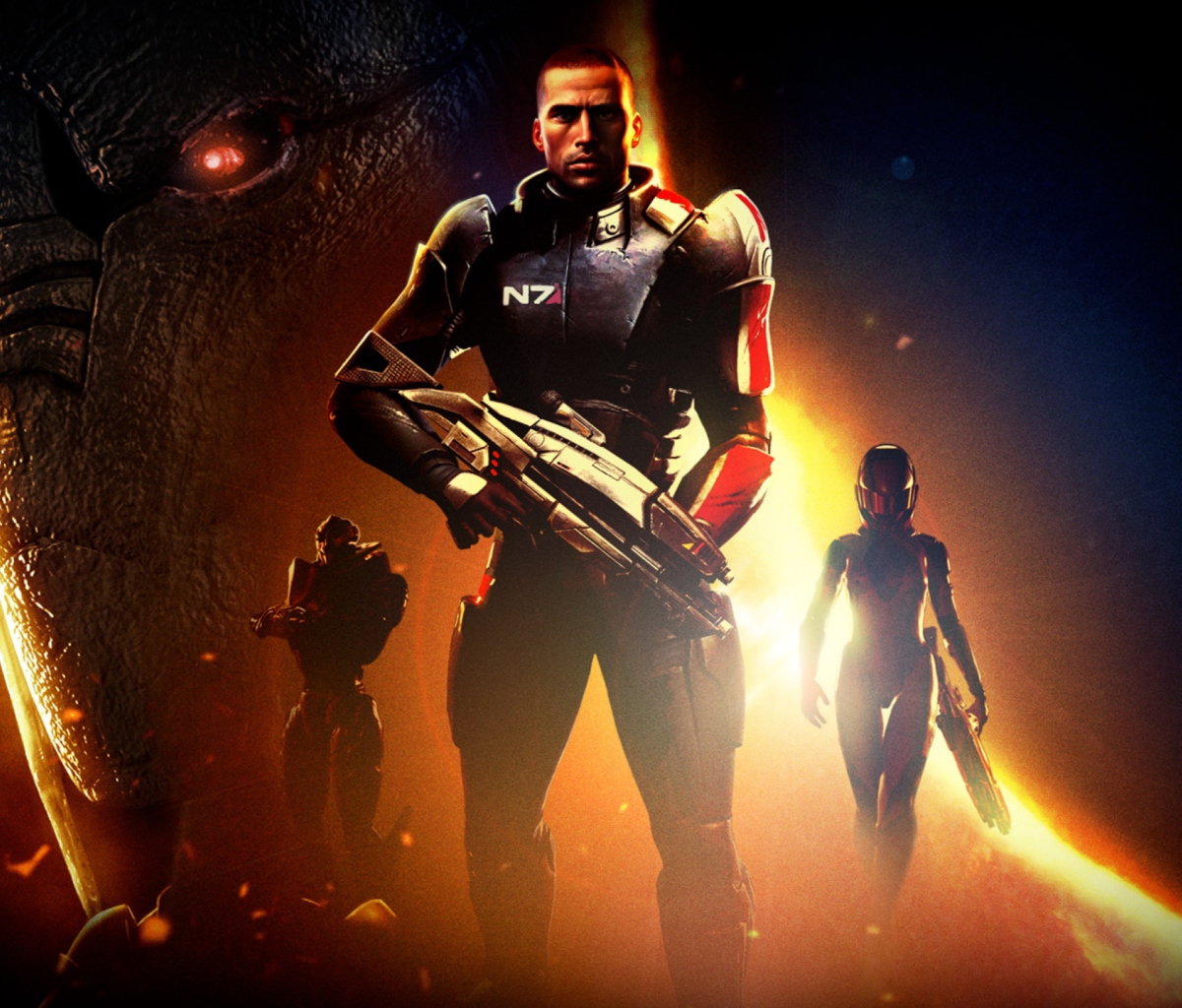 Das Mass Effect Wallpaper 1200x1024