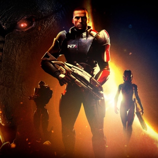 Mass Effect papel de parede para celular para 128x128
