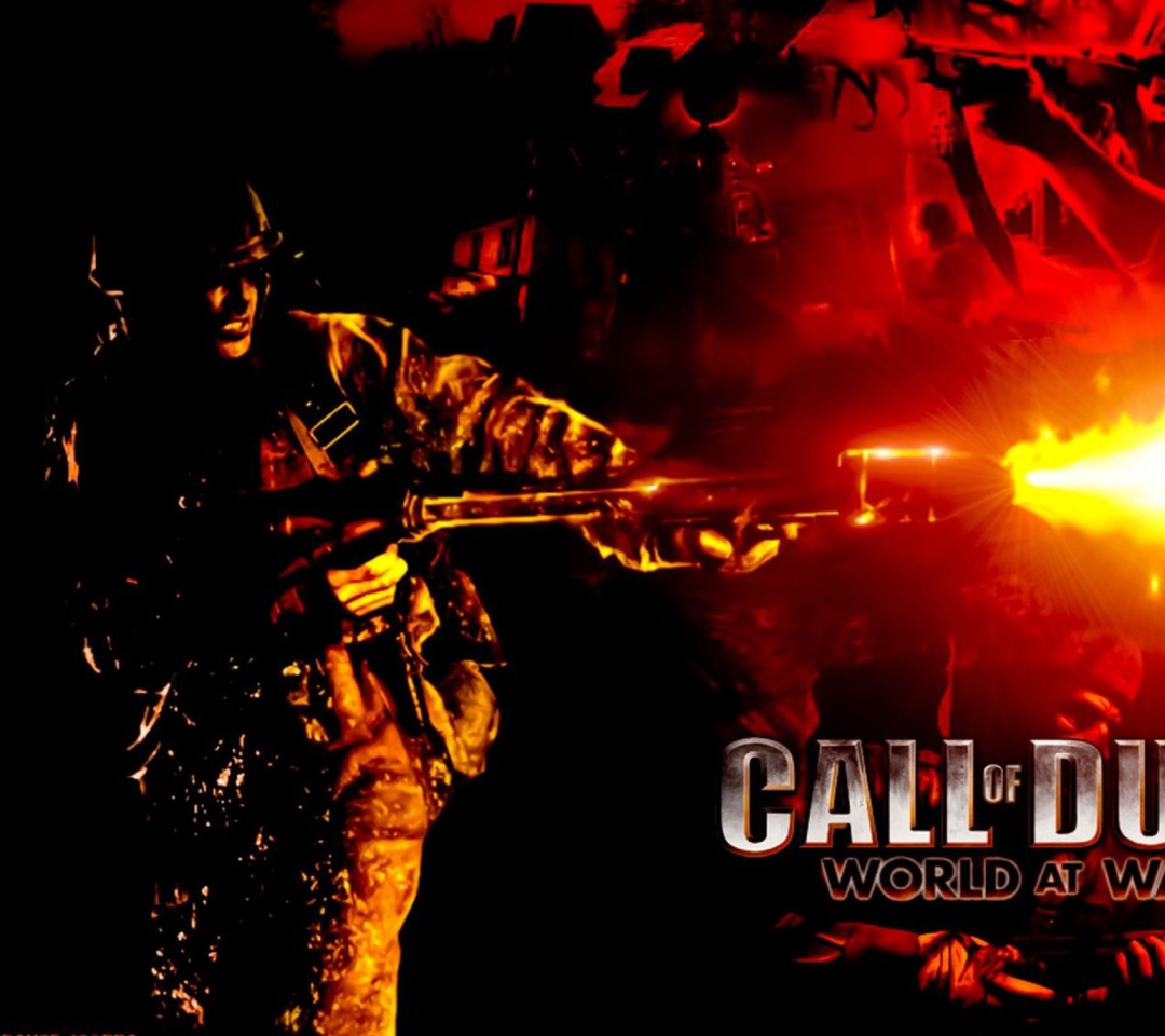 Das Call Of Duty World At War Wallpaper 1080x960