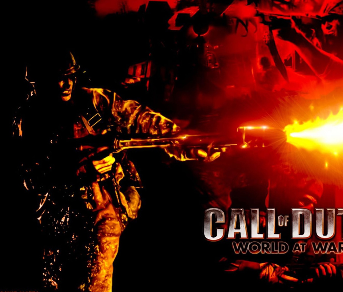 Das Call Of Duty World At War Wallpaper 1200x1024