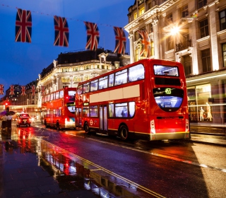 London Bus Background for iPad 2