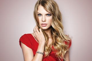 Taylor Swift Red Dress - Obrázkek zdarma pro Samsung Galaxy