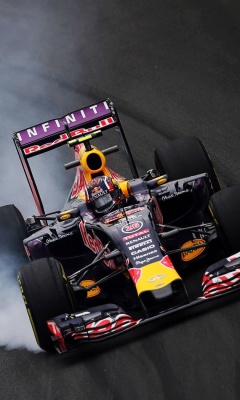 Screenshot №1 pro téma Red Bull F1 Infiniti 240x400