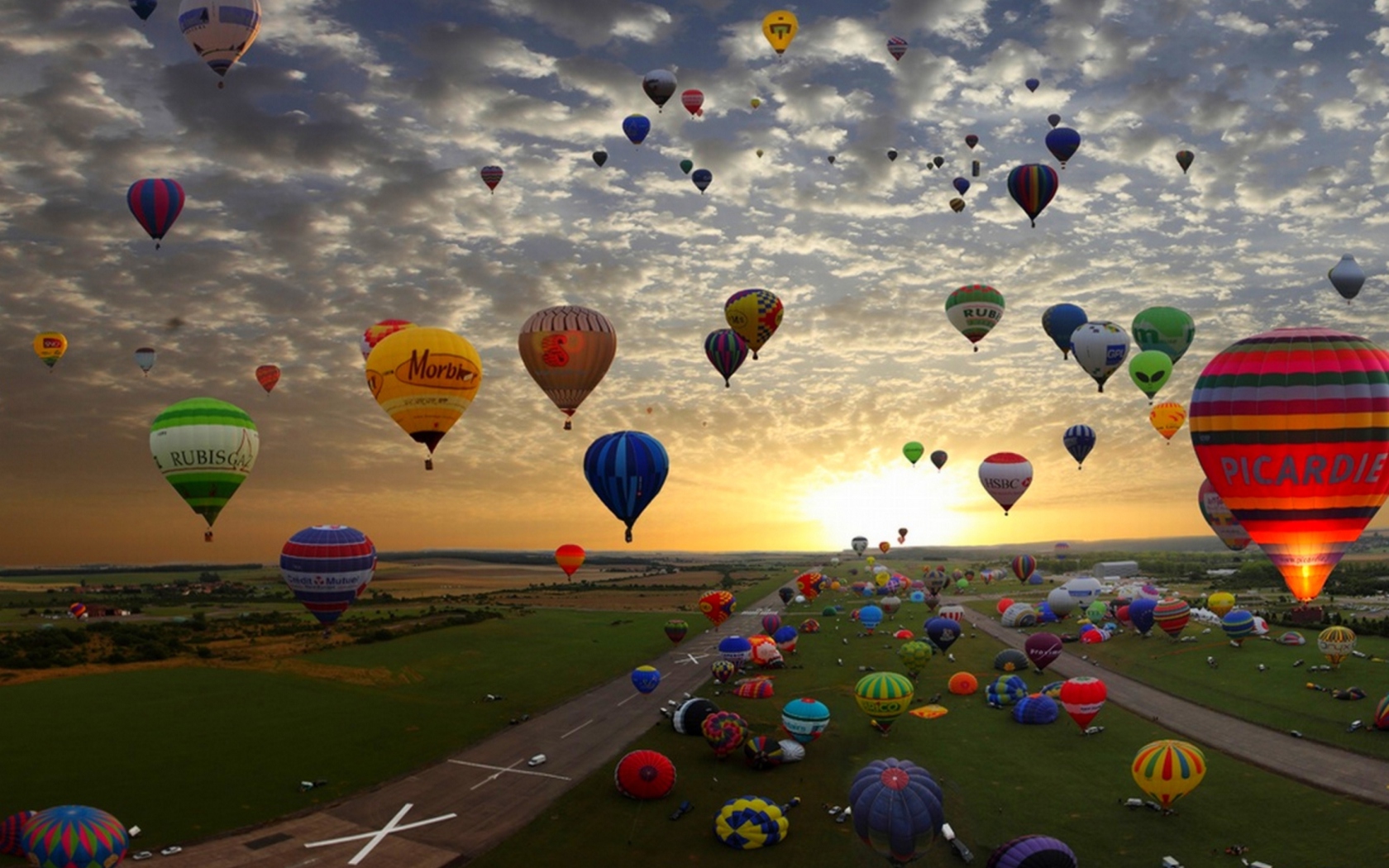 Screenshot №1 pro téma Air Balloons 1680x1050