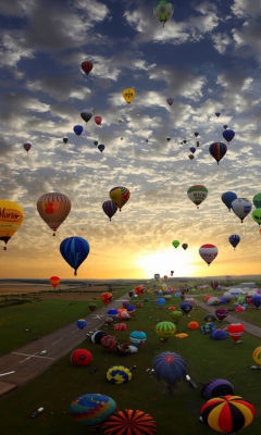 Das Air Balloons Wallpaper 240x400