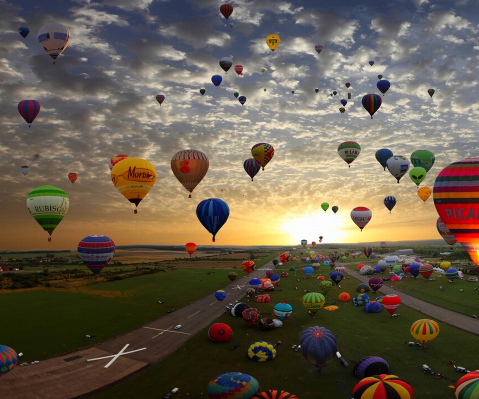 Das Air Balloons Wallpaper 960x800