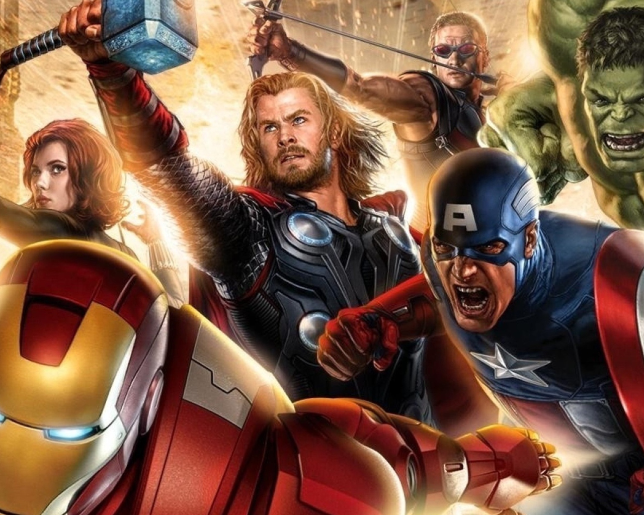 Das Avengers 2014 Wallpaper 1280x1024