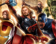 Обои Avengers 2014 220x176