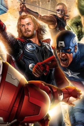 Avengers 2014 wallpaper 320x480