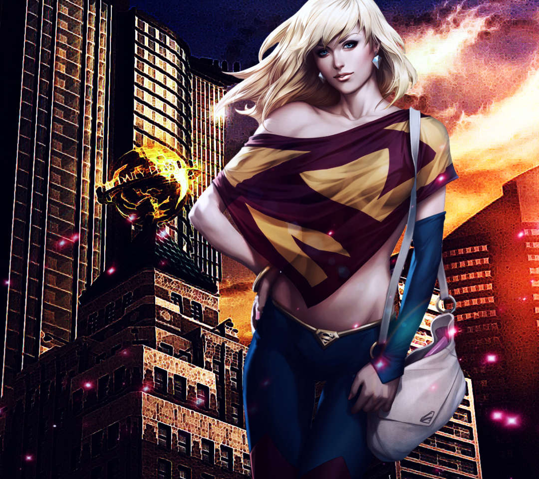 Das Supergirl DC Comics Wallpaper 1080x960