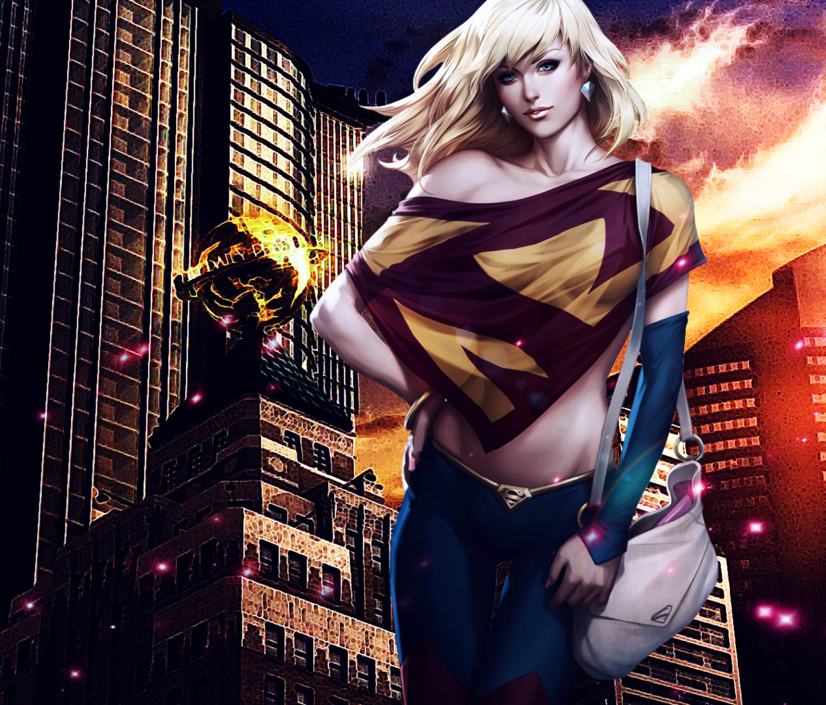 Fondo de pantalla Supergirl DC Comics 1200x1024