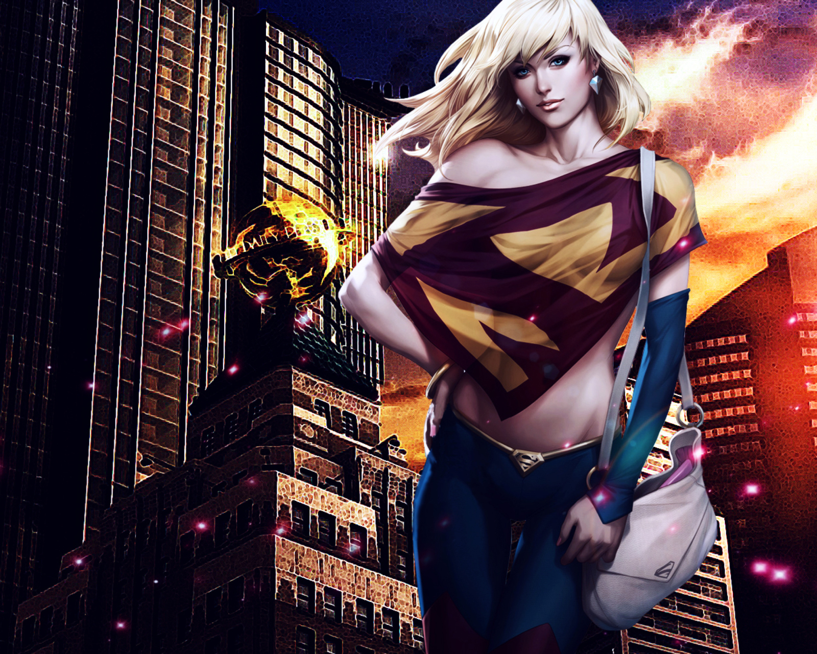 Обои Supergirl DC Comics 1600x1280