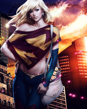 Das Supergirl DC Comics Wallpaper 176x220