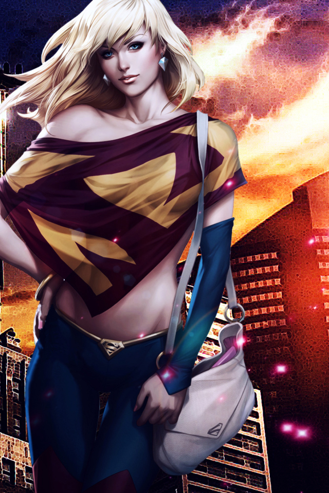Обои Supergirl DC Comics 640x960