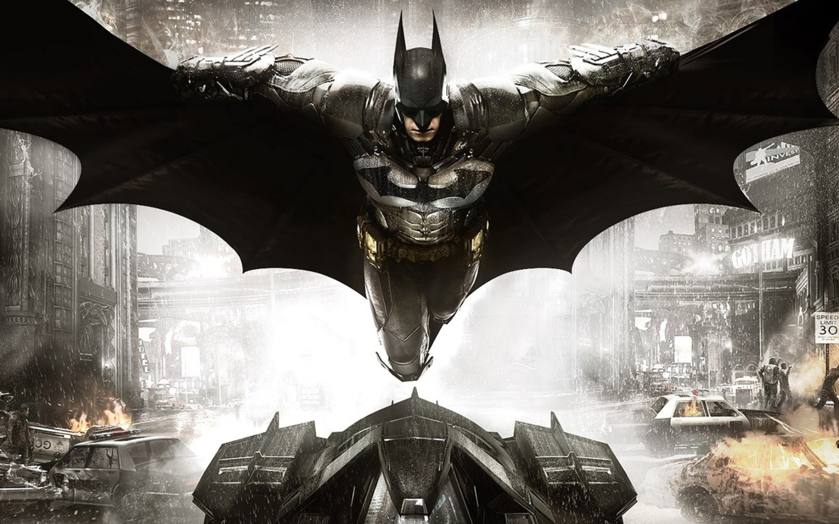 Обои Batman: Arkham Knight 1680x1050