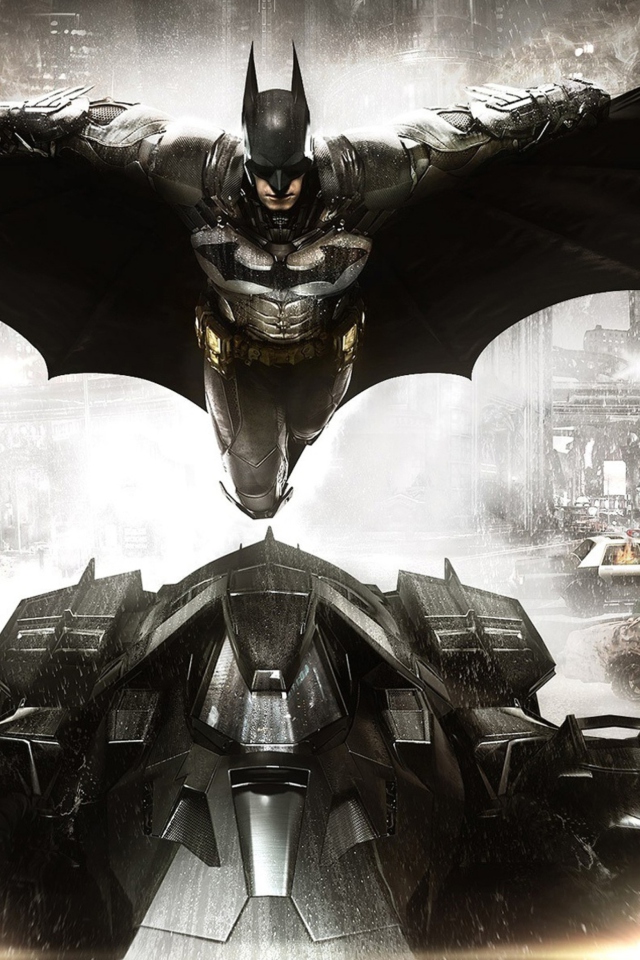 Fondo de pantalla Batman: Arkham Knight 640x960