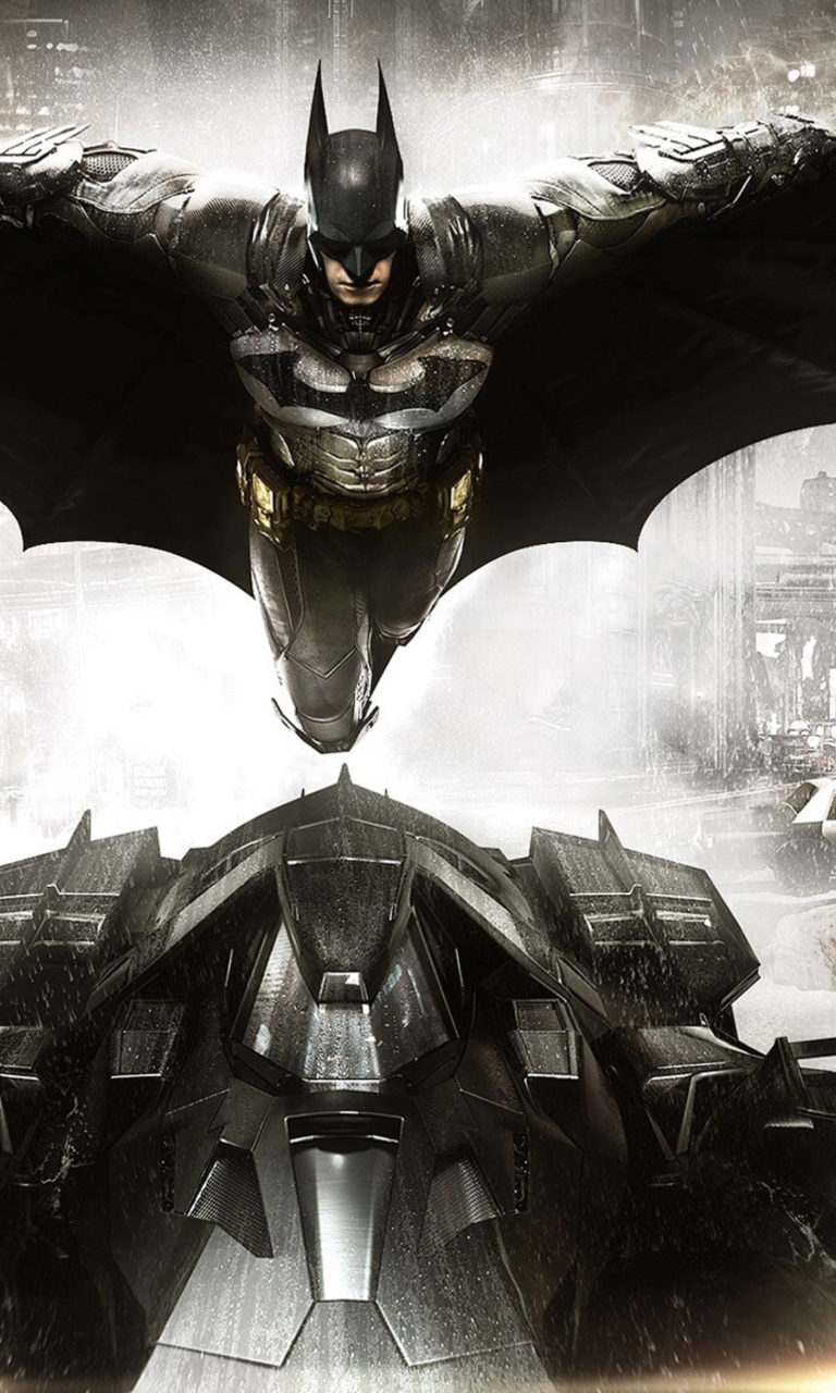 Das Batman: Arkham Knight Wallpaper 768x1280