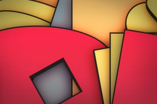 Funky Background Red - Obrázkek zdarma pro Android 320x480