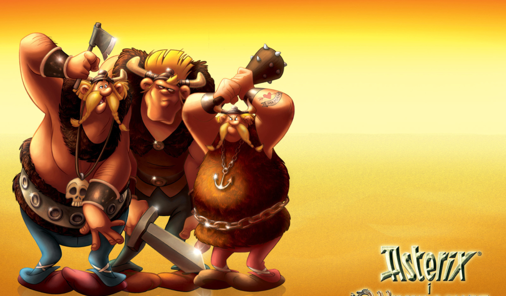 Das Astérix et les Vikings Wallpaper 1024x600