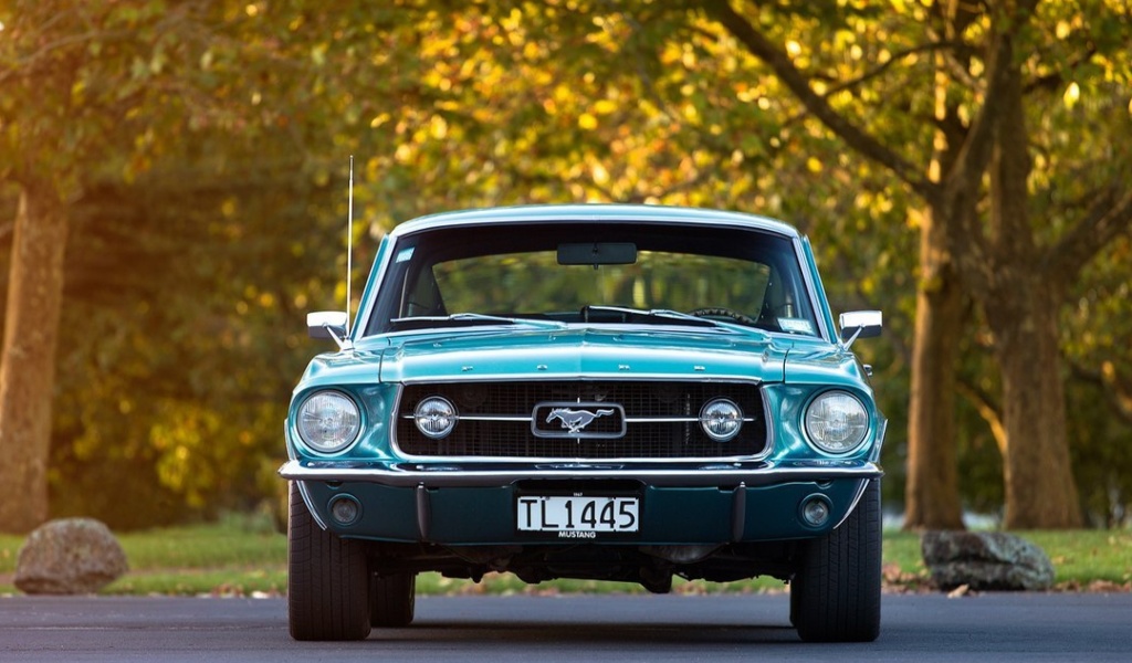 Das Ford Mustang First Generation Wallpaper 1024x600