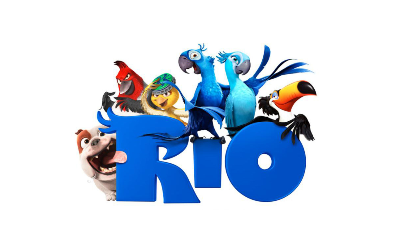 Screenshot №1 pro téma Poster Of The Cartoon Rio 1280x800