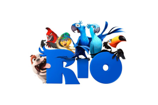 Poster Of The Cartoon Rio - Obrázkek zdarma pro Samsung Galaxy S6
