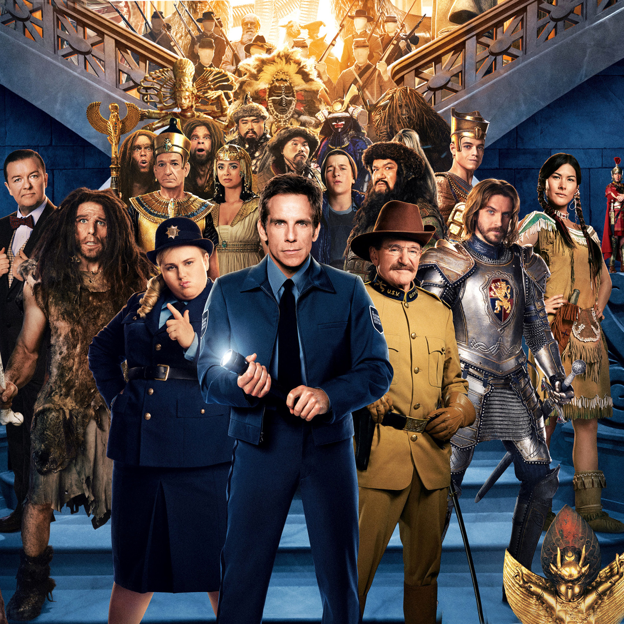 Das Night at the Museum Secret of the Tomb 2014 Wallpaper 2048x2048
