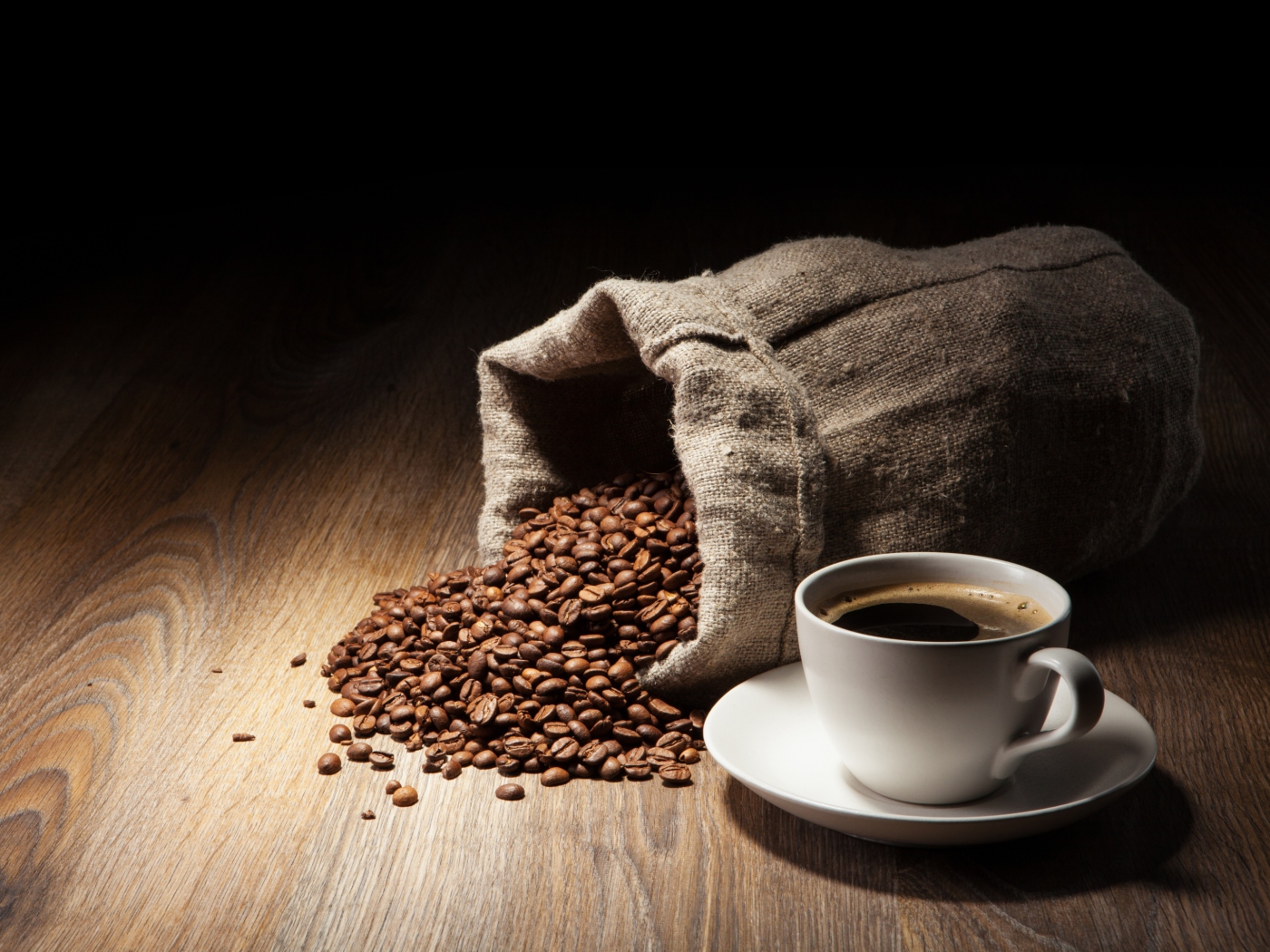 Das Still Life With Coffee Beans Wallpaper 1400x1050