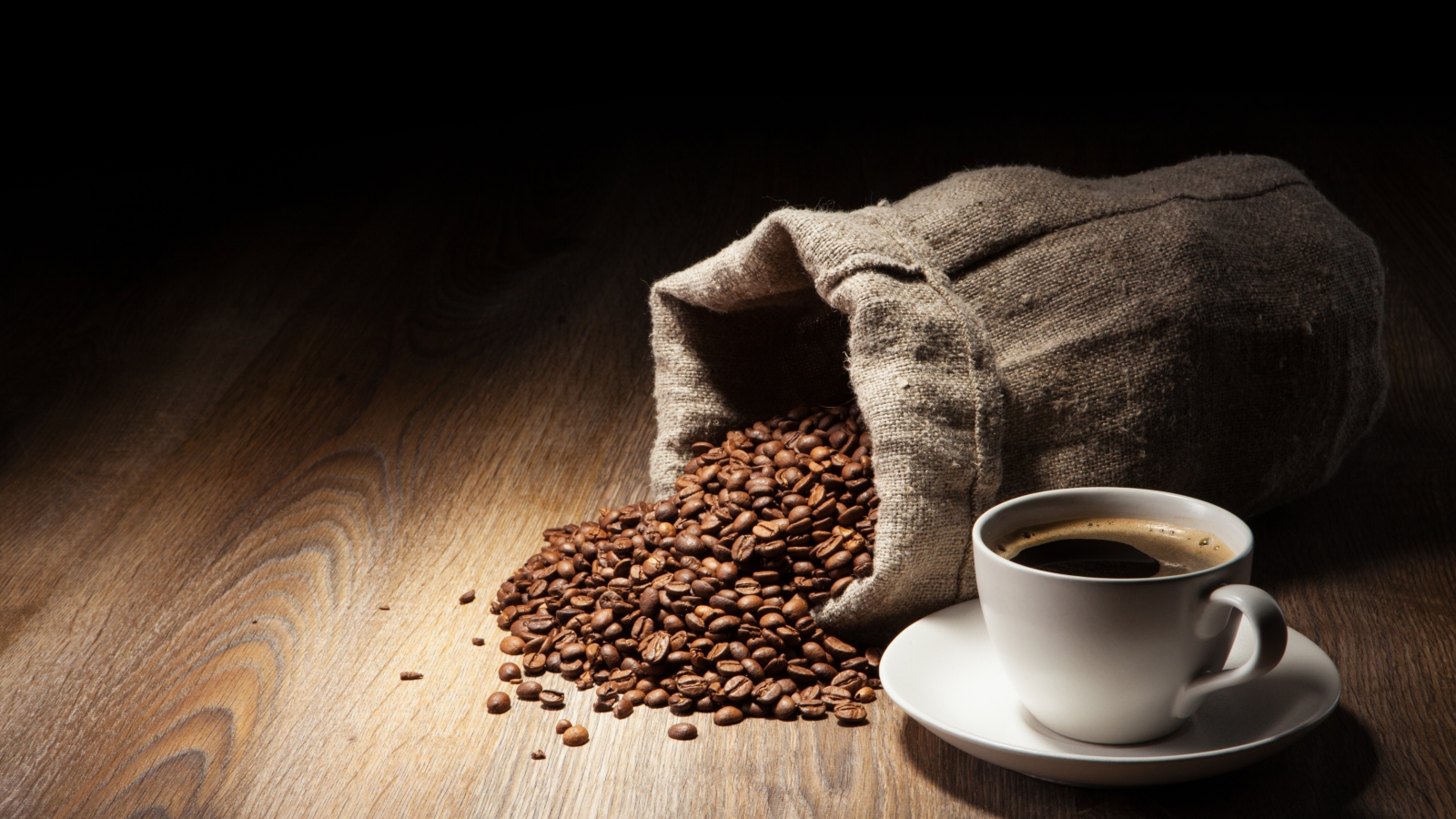 Still Life With Coffee Beans wallpaper 1600x900
