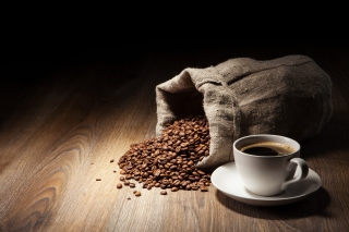 Still Life With Coffee Beans Wallpaper for Android, iPhone and iPad