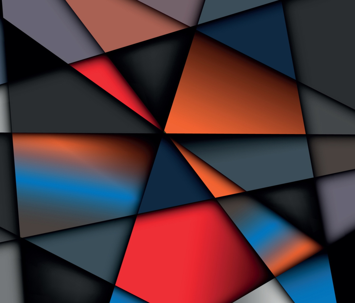 Screenshot №1 pro téma Colorful Geometry 1200x1024