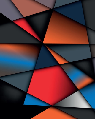 Colorful Geometry - Obrázkek zdarma pro 360x640