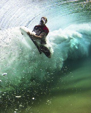 Kostenloses Summer, Waves And Surfing Wallpaper für iPhone 5S