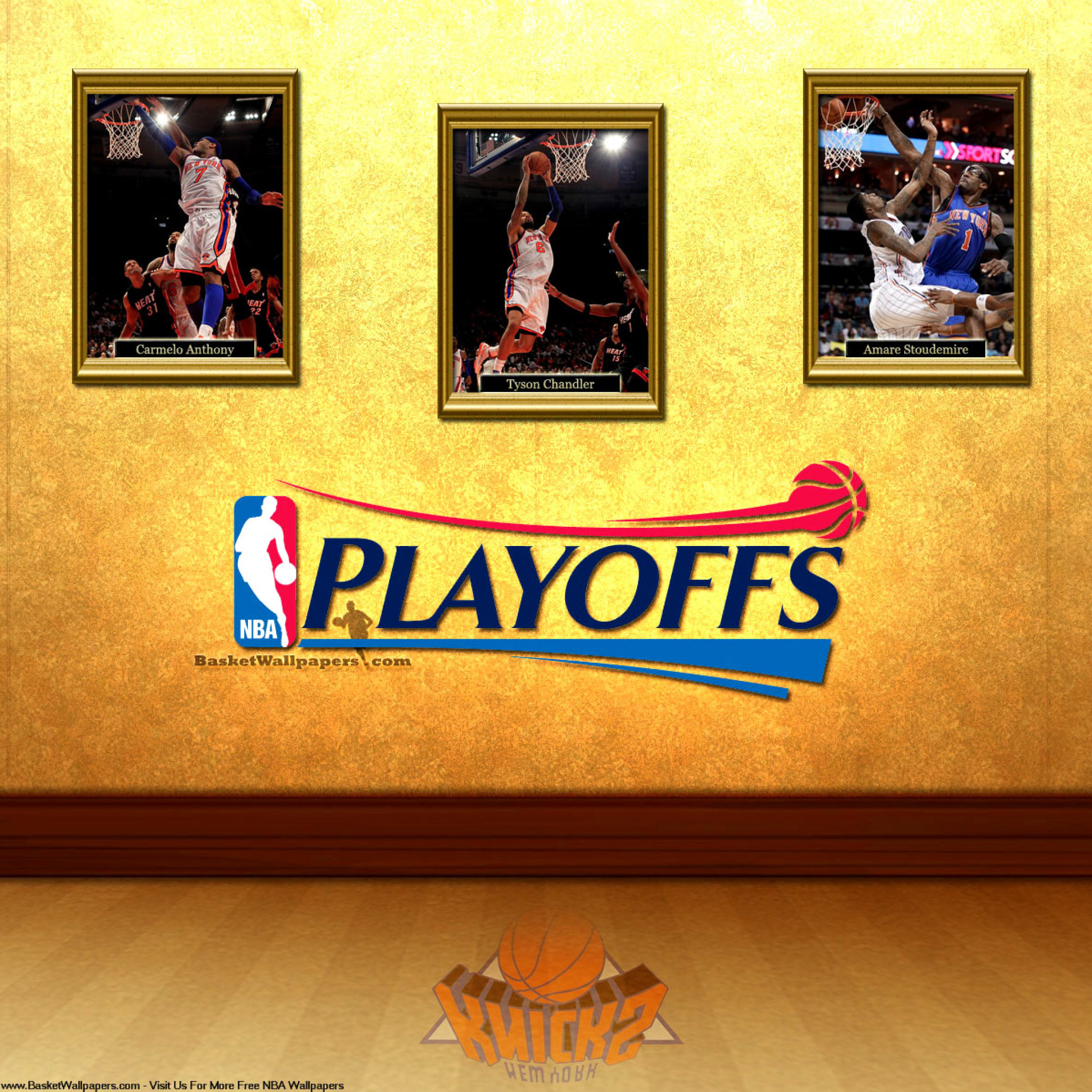 Fondo de pantalla New York Knicks NBA Playoffs 2048x2048