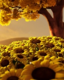 Screenshot №1 pro téma Sunflower World 128x160