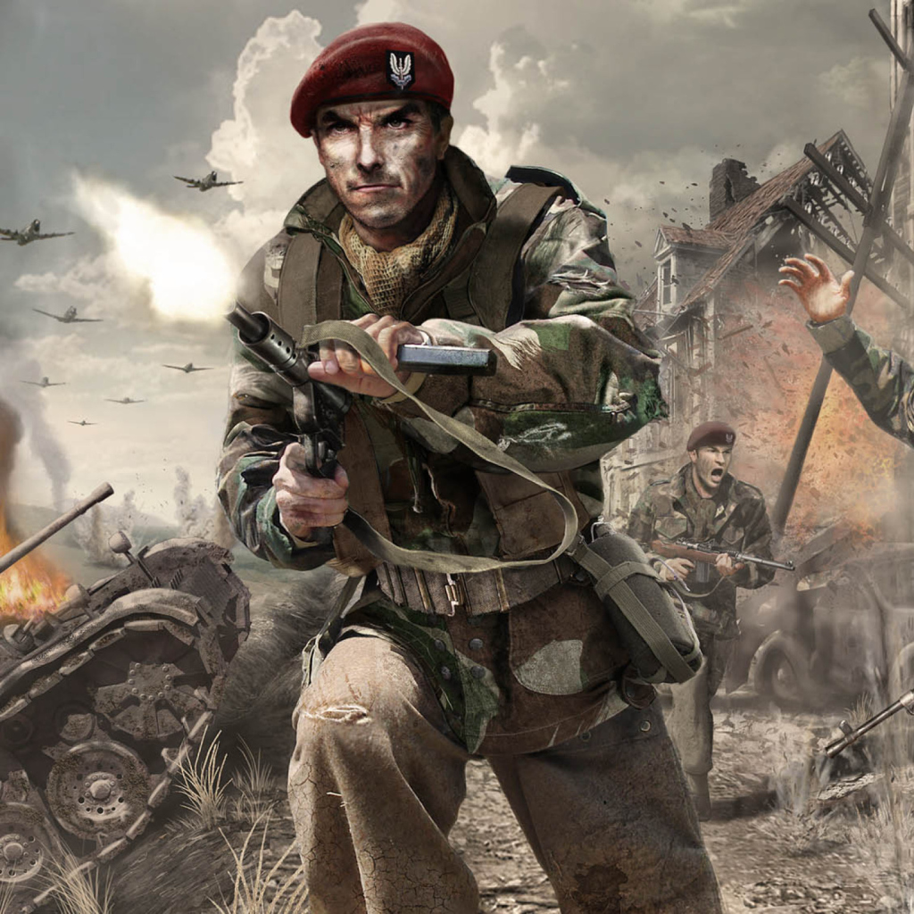 Das Call of Duty 3 Pc Game Wallpaper 1024x1024