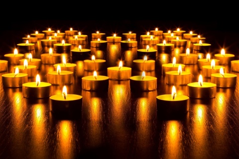 Das Candles Wallpaper 480x320