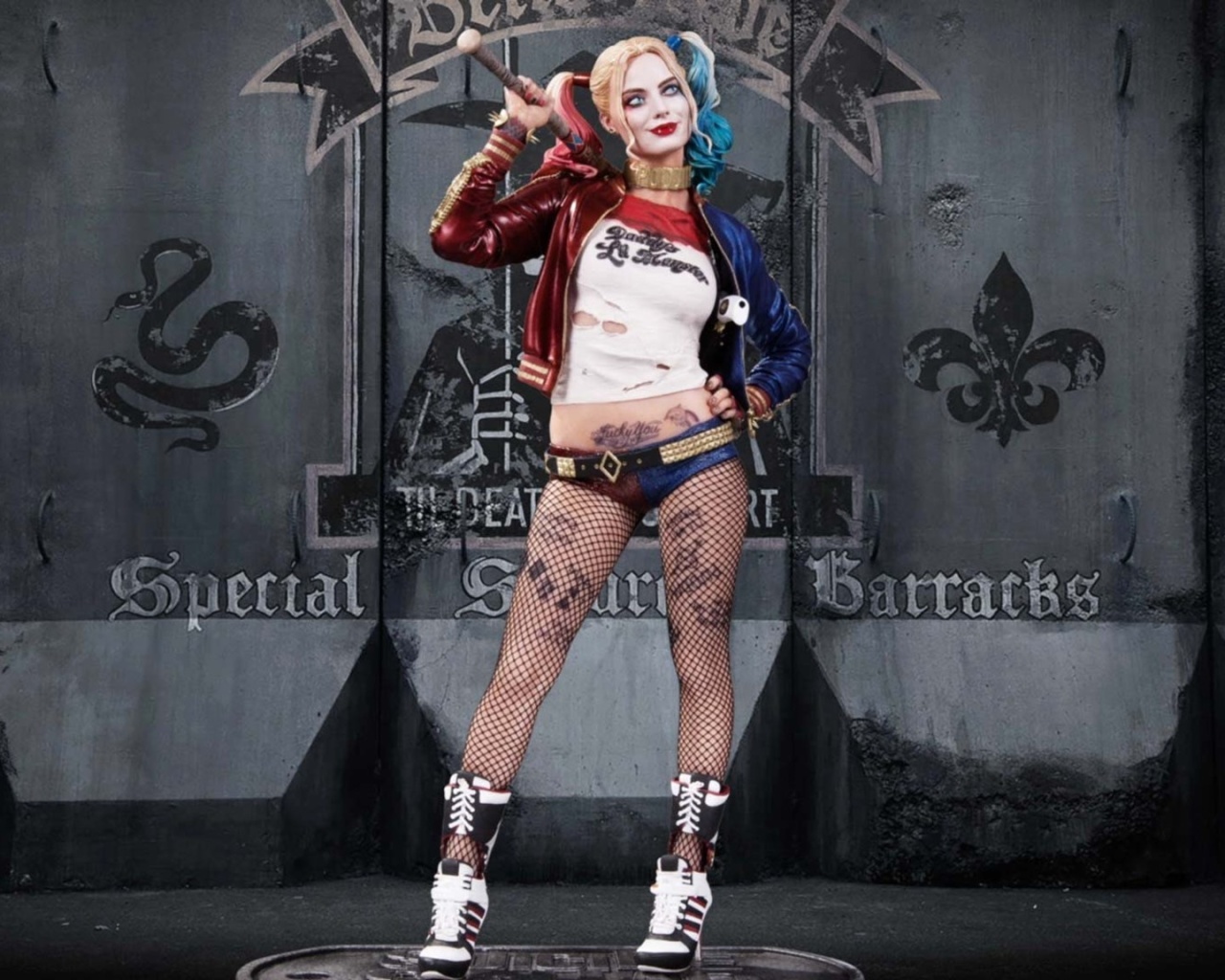 Suicide Squad, Harley Quinn, Margot Robbie Poster screenshot #1 1280x1024