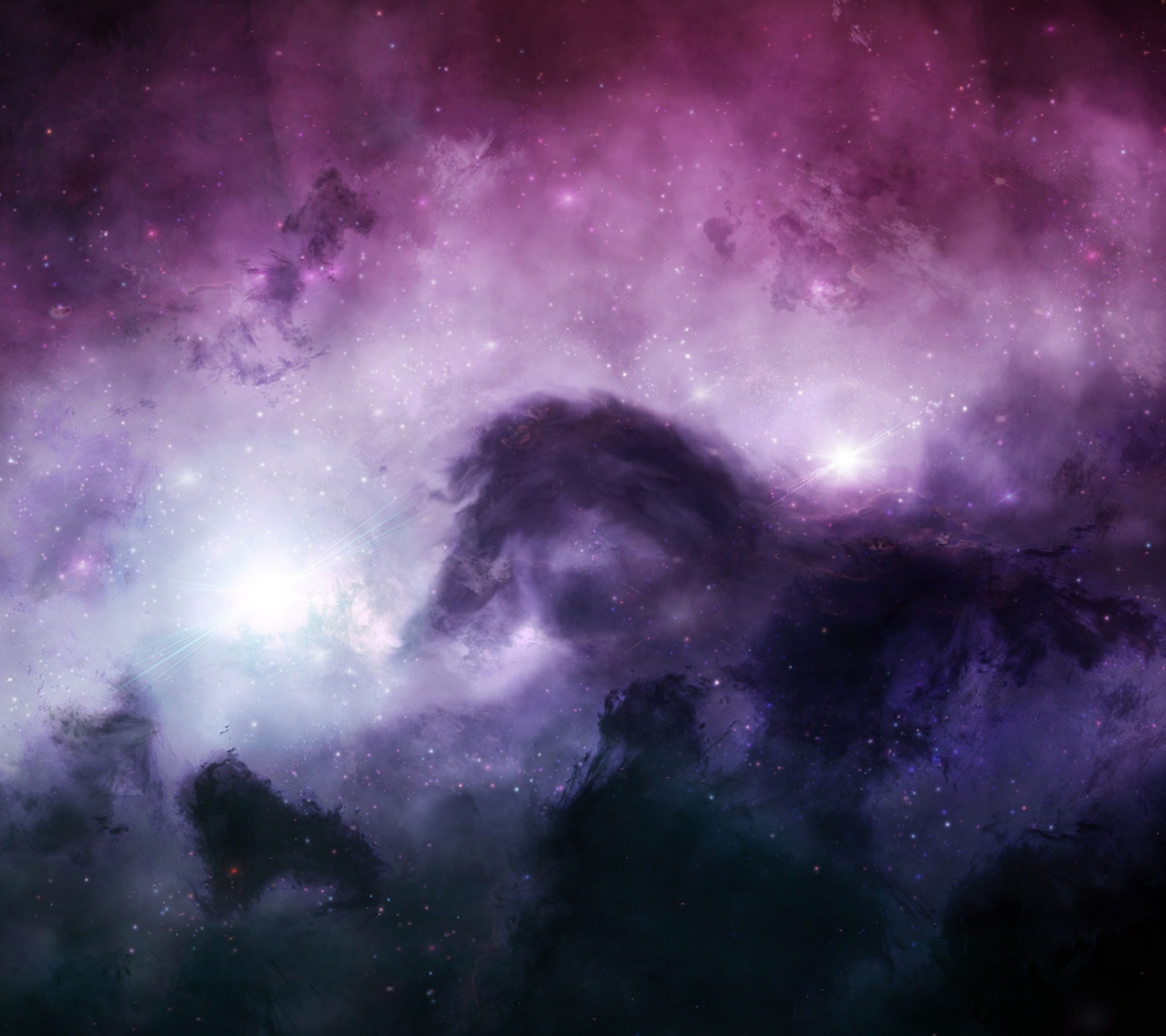 Screenshot №1 pro téma Dark Universe 1440x1280