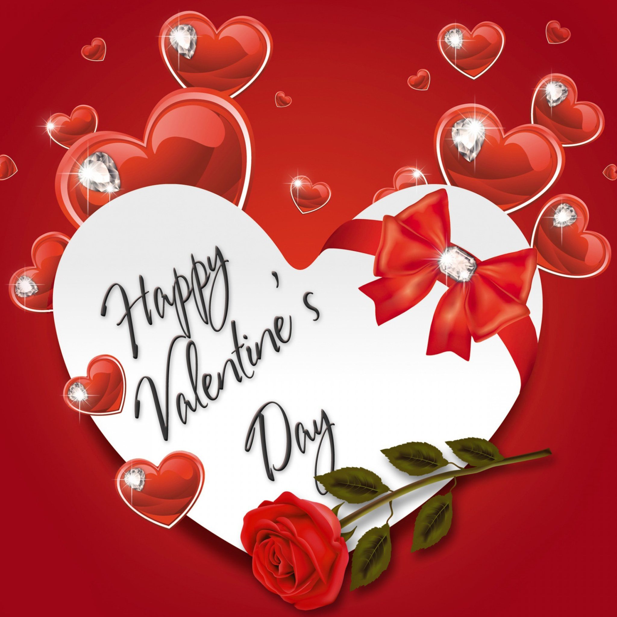 Fondo de pantalla Valentines Day Present 2048x2048