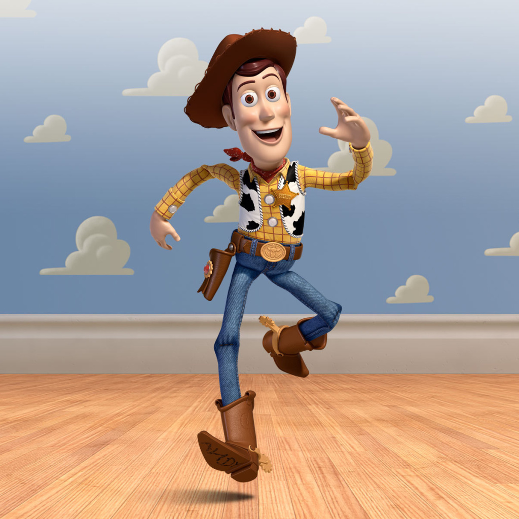 Das Cowboy Woody in Toy Story 3 Wallpaper 1024x1024