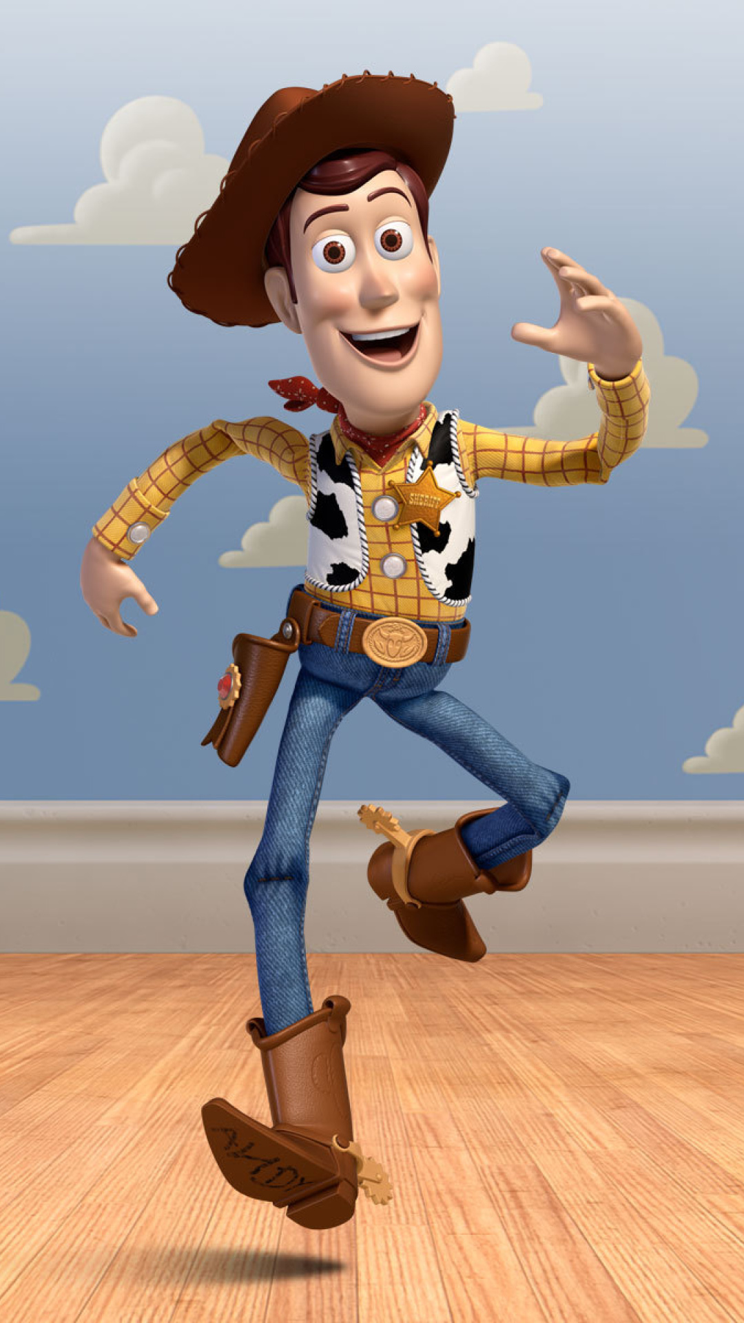 Das Cowboy Woody in Toy Story 3 Wallpaper 1080x1920