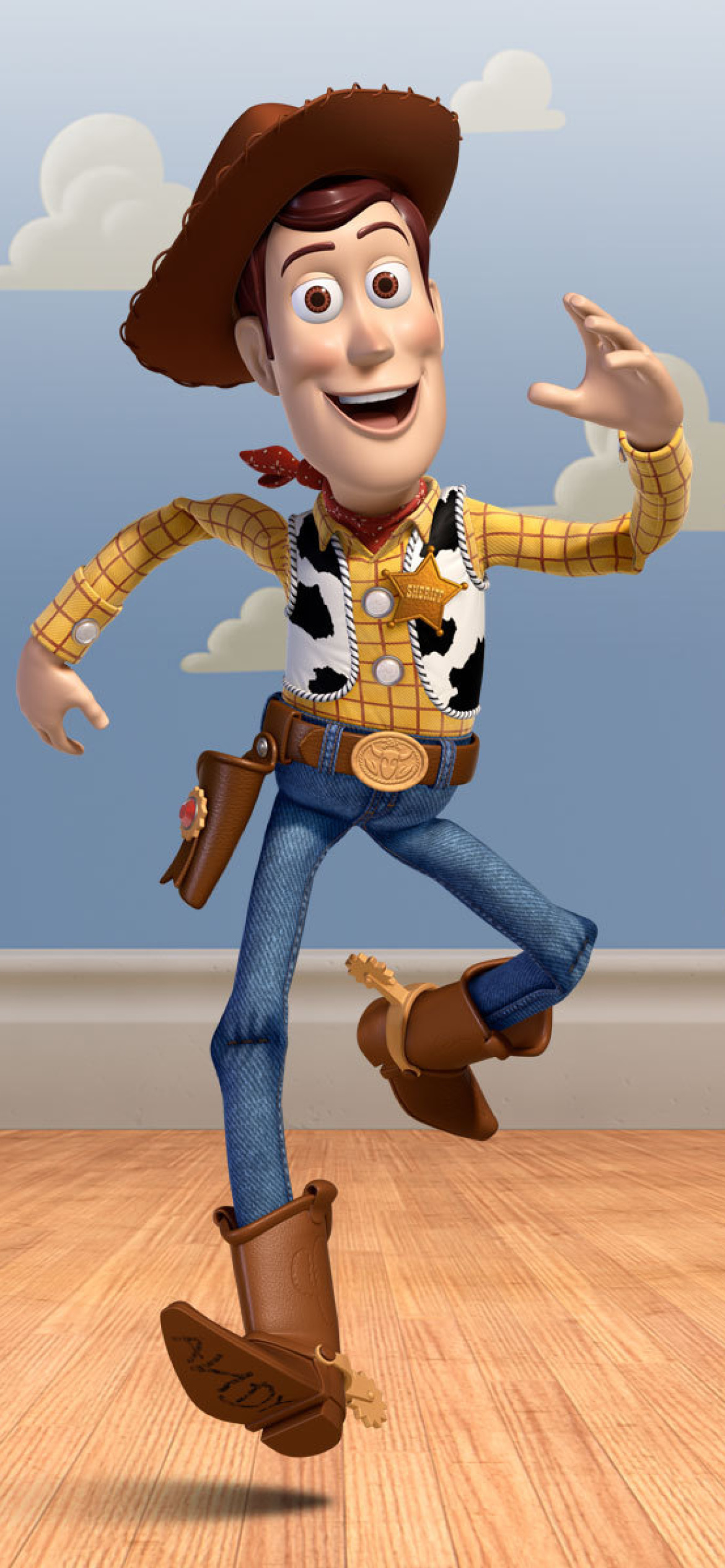 Fondo de pantalla Cowboy Woody in Toy Story 3 1170x2532