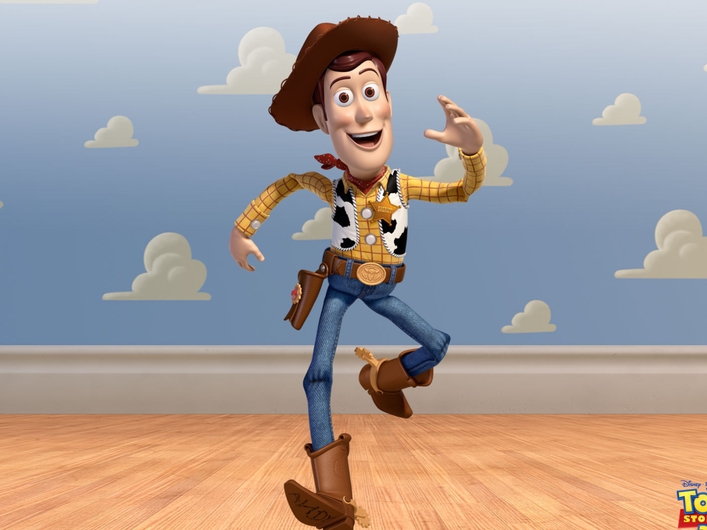 Обои Cowboy Woody in Toy Story 3 1400x1050